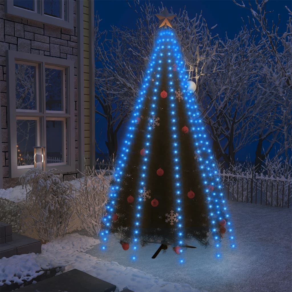 Rete di Luce per Albero di Natale 250 LED Blu 250 cm 328886