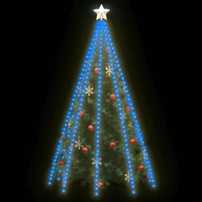 Rete di Luce per Albero di Natale 400 LED Blu 400 cm cod 11491