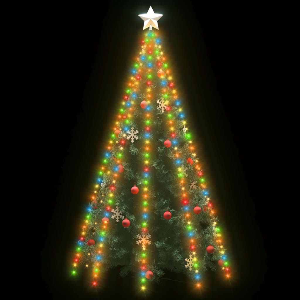 Rete di Luce per Albero di Natale 400 LED Multicolori 400 cm 328894