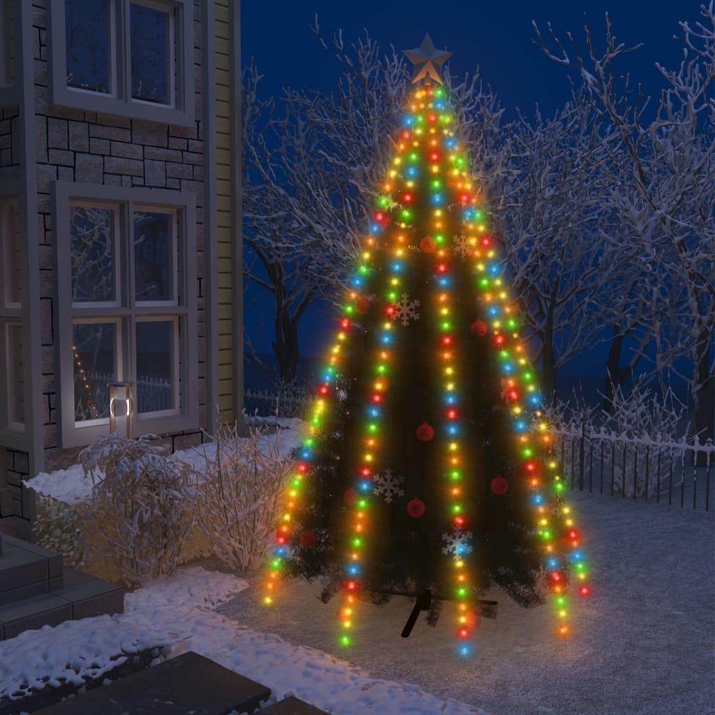 Rete di Luce per Albero di Natale 400 LED Multicolori 400 cm 328894