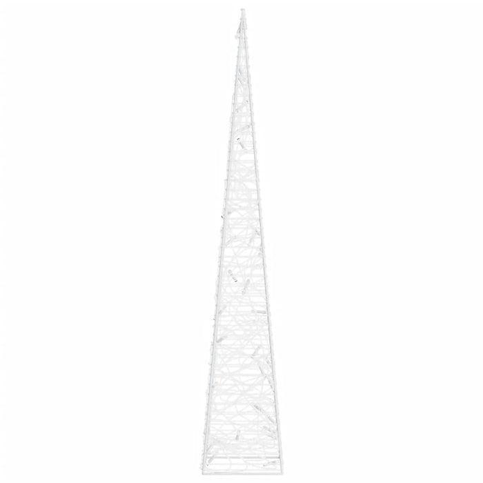 Cono di Luce LED Acrilico Decorativo Bianco Freddo 60 cm cod mxl 41659