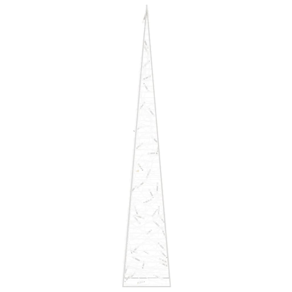 Cono di Luce LED Decorativo Acrilico Bianco Caldo 90 cm 328959