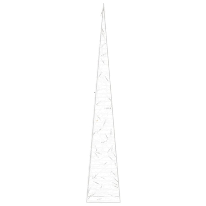 Cono di Luce LED Decorativo Acrilico Bianco Caldo 90 cm 328959