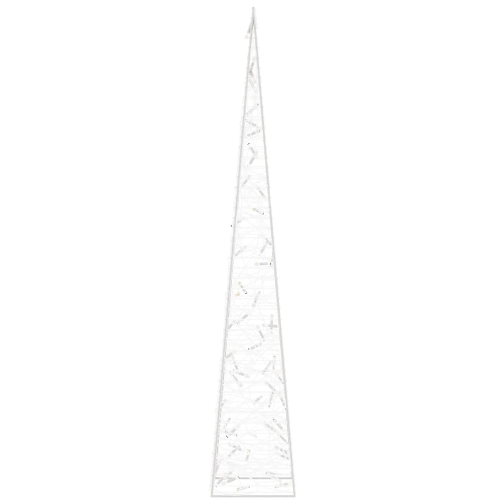 Cono Luce LED Decorativo Acrilico Bianco Freddo 120 cm 328964