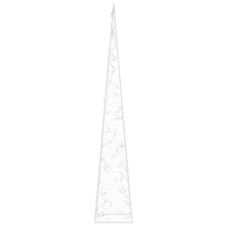 Cono di Luce LED Decorativo Acrilico Blu 120 cm