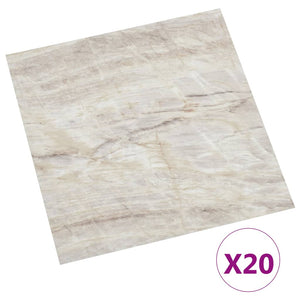 Listoni per Pavimenti Autoadesivi 20 pz in PVC 1,86 m² Beige cod mxl 49515