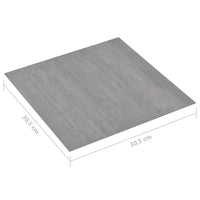 Listoni Pavimenti Adesivi 20 pz in PVC 1,86 m² Grigio Granito 330174