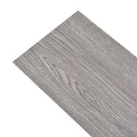 Listoni Pavimento Autoadesivi PVC 5,21 m² 2 mm Grigio Scuro cod mxl 40577