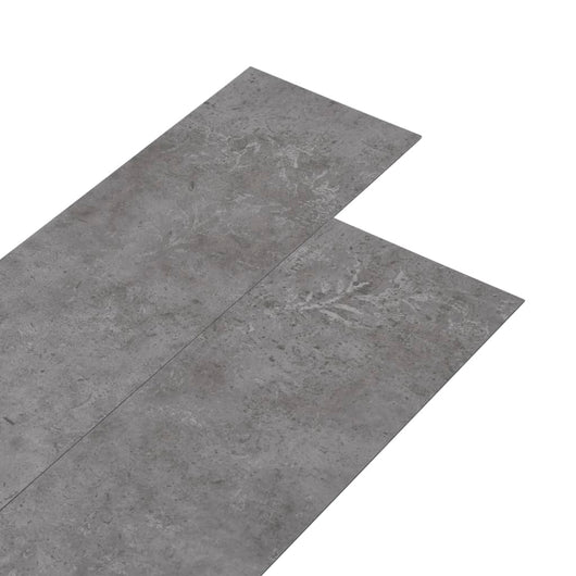 Listoni Autoadesivi in PVC 5,21 m² 2 mm Grigio Cemento cod mxl 40443