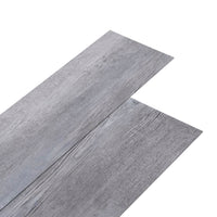 Listoni Autoadesivi in PVC 5,21 m² 2 mm Legno Grigio Opaco cod mxl 46414