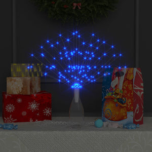 Luci di Natale Fuochi d'Artificio Blu 20 cm 1400 LED 328607