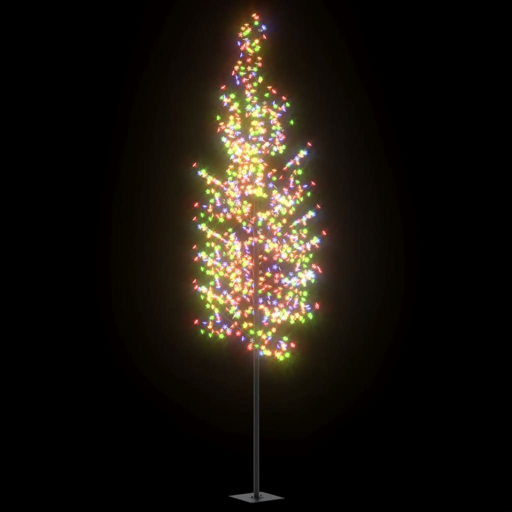 Albero di Natale 1200 LED Colorati Ciliegio in Fiore 400 cm cod mxl 57254