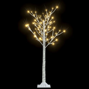 Albero Natale 120 LED 1,2m Salice Bianco Caldo Interno Esterno cod mxl 18963