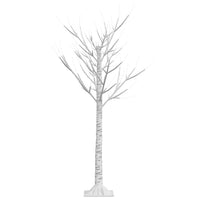 Albero Natale 120 LED 1,2m Salice Bianco Caldo Interno Esterno cod mxl 18963