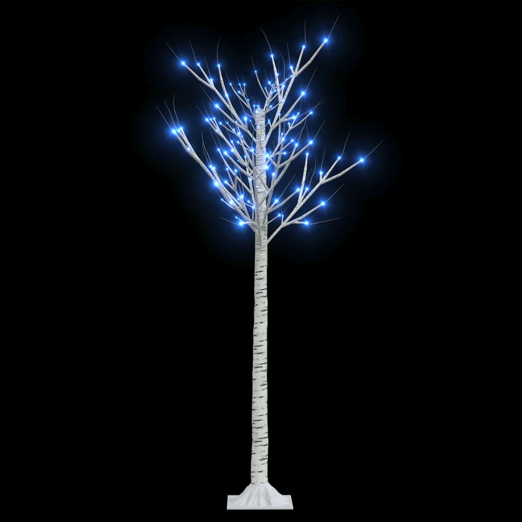 Albero Natale 140 LED 1,5m Salice Blu Interno Esterno