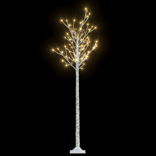 Albero Natale 180 LED 1,8m Salice Bianco Caldo Interno Esterno