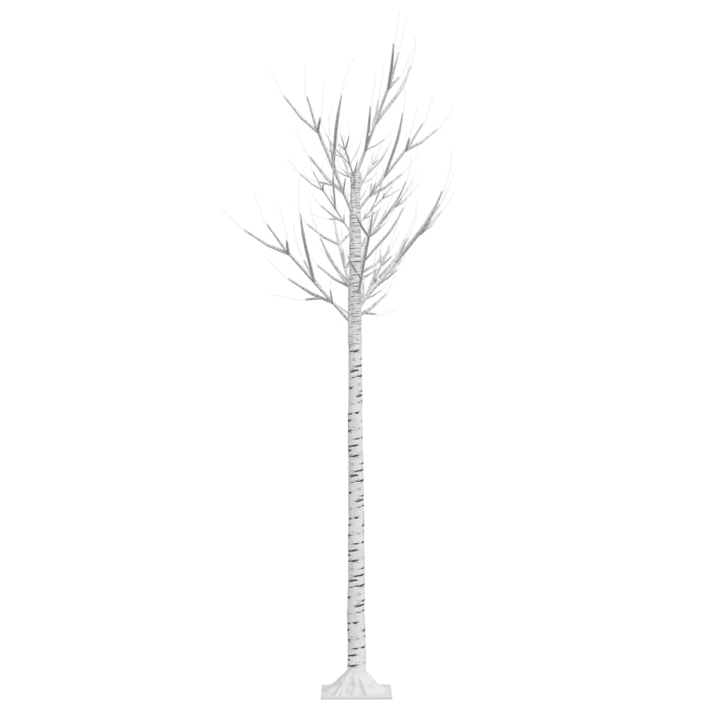 Albero Natale 180 LED 1,8m Salice Bianco Caldo Interno Esterno