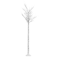 Albero Natale 200 LED 2,2m Salice Bianco Freddo Interno Esterno