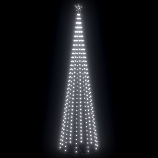 Albero di Natale a Cono con 752 LED Bianco Freddo 160x500 cm cod 11515