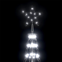 Albero di Natale a Cono con 752 LED Bianco Caldo 160x500 cm 328723