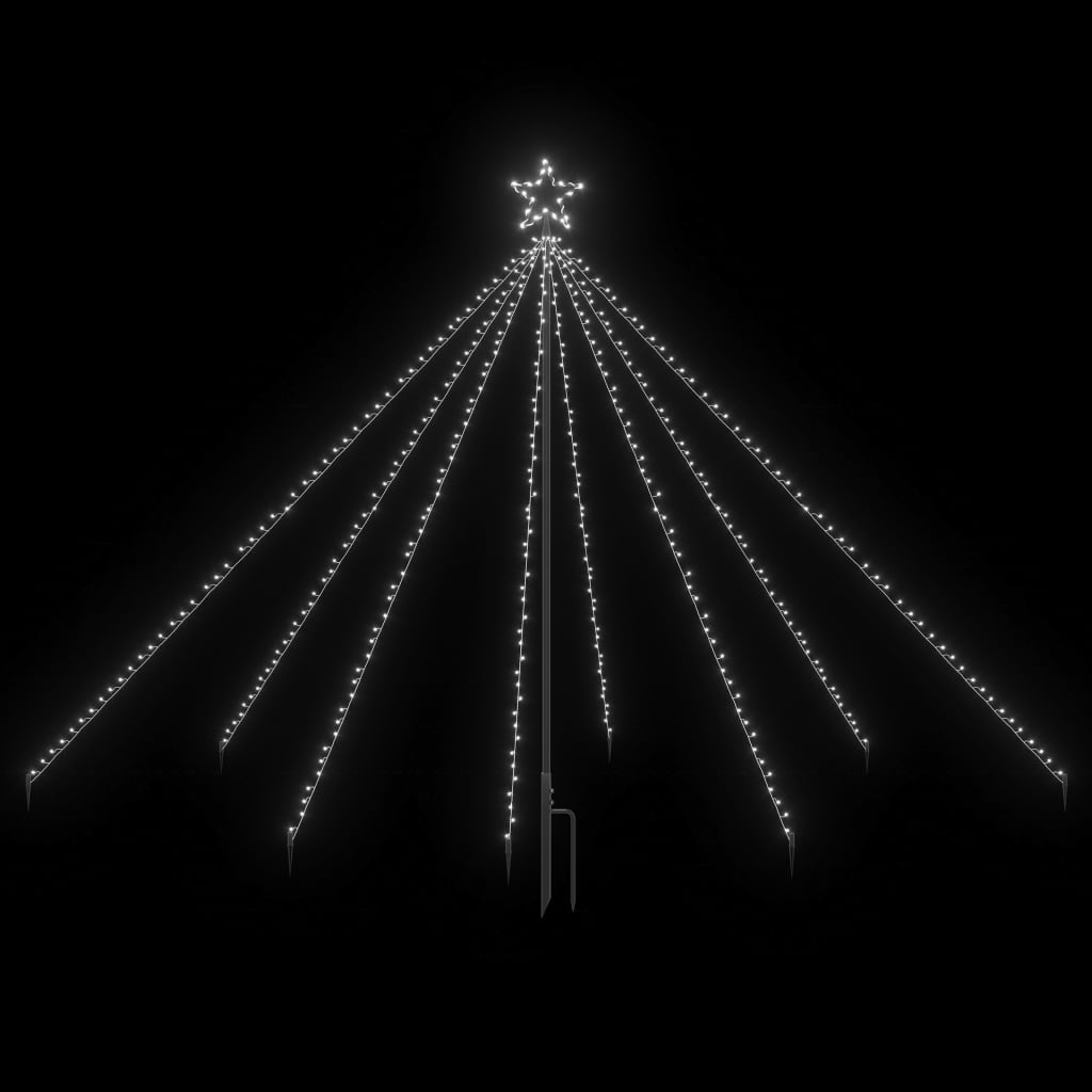 Albero di Natale Cascata Luci LED Interni Esterni 400 LED 2,5 m