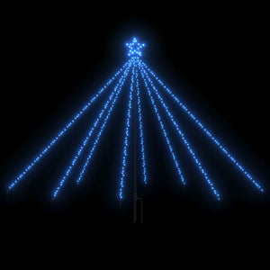 Luci per Albero di Natale Interni Esterni 400 LED Blu 2,5 m