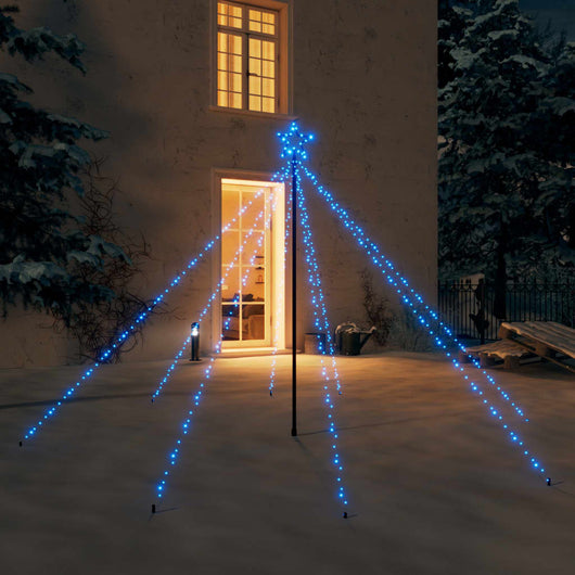 Luci per Albero di Natale Interni Esterni 400 LED Blu 2,5 m