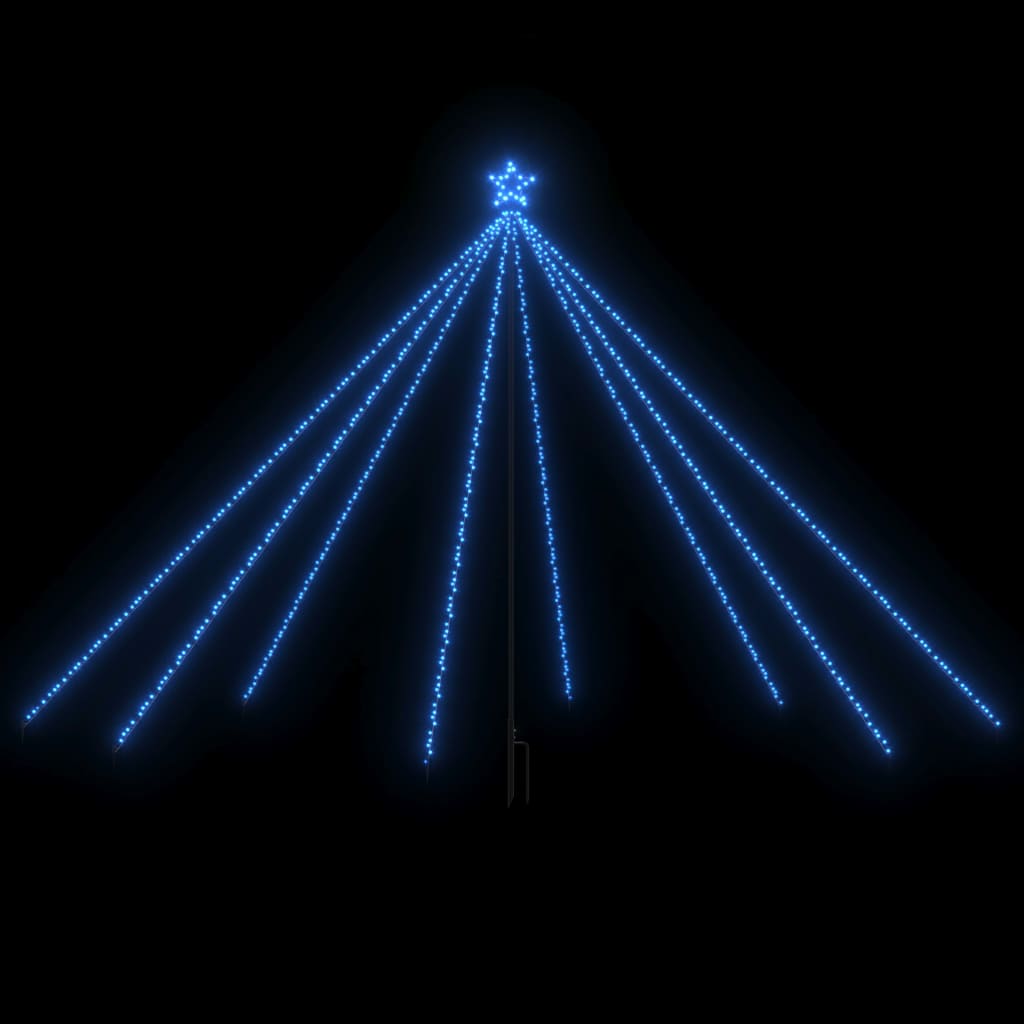 Luci per Albero Natale Interni Esterni 576 LED Blu 3,6 m cod mxl 18969