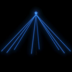 Luci per Albero di Natale Interni Esterni 800 LED Blu 5 m