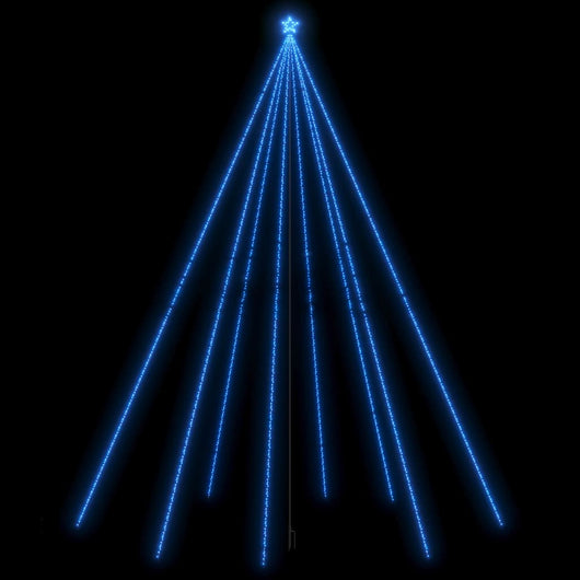 Luci per Albero di Natale Interni Esterni 1300 LED Blu 8 m cod mxl 57777