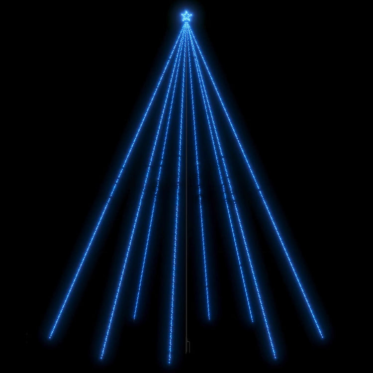 Luci per Albero di Natale Interni Esterni 1300 LED Blu 8 m cod mxl 57777