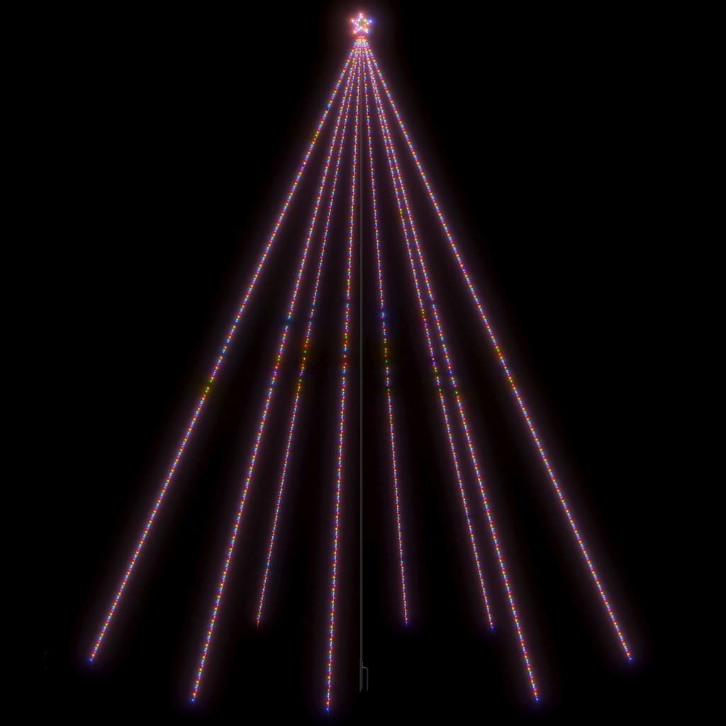 Luci per Albero di Natale Interni Esterni 1300 LED Colorate 8 m