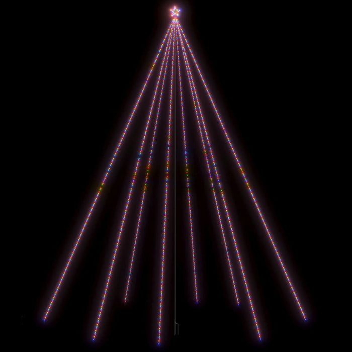 Luci per Albero di Natale Interni Esterni 1300 LED Colorate 8 m