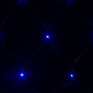 Luci di Natale a Rete Blu 3x3m 306 LED Interni Esterni 328780