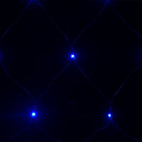 Luci di Natale Rete Blu 4x4m 544 LED Interni Esterni 328784