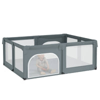 Box per Bambini con 2 Porte Grigio Chiaro Tessuto Oxford 10307