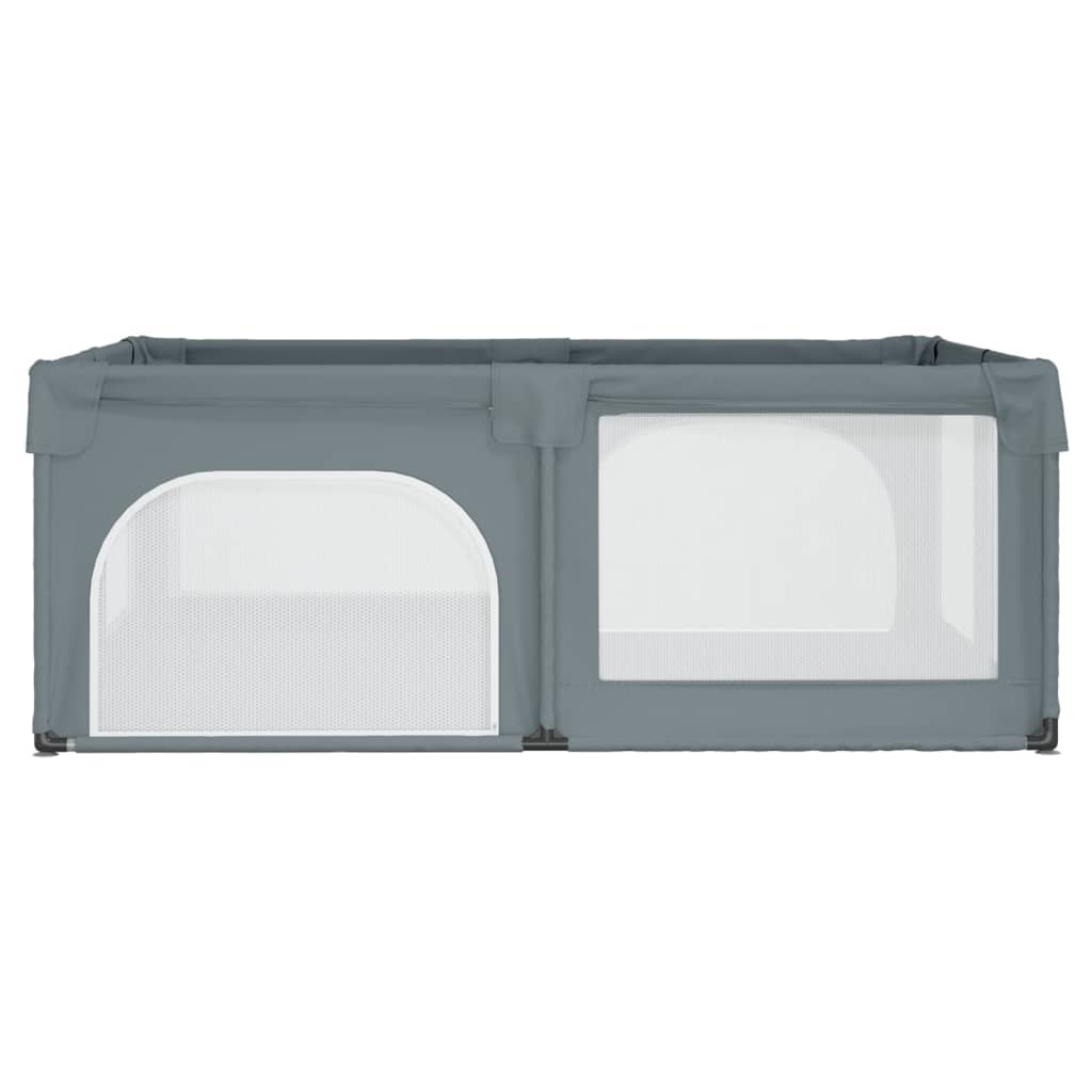 Box per Bambini con 2 Porte Grigio Chiaro Tessuto Oxford 10307