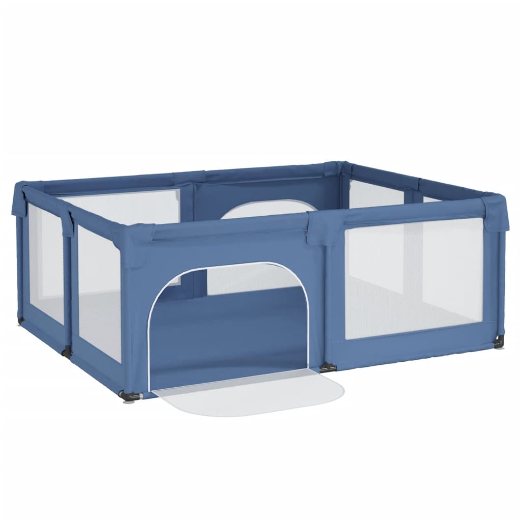 Box per Bambini con 2 Porte Blu Chiaro in Tessuto Oxford 10309