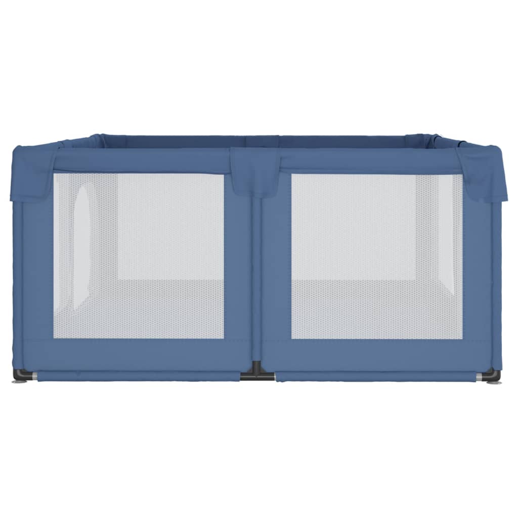 Box per Bambini con 2 Porte Blu Chiaro in Tessuto Oxford 10309