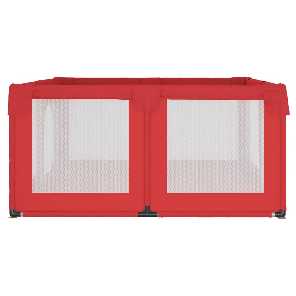 Box per Bambini con 2 Porte Rosso in Tessuto Oxford 10310