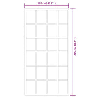 Porta Scorrevole in Vetro ESG e Alluminio 102x205 cm Nera 151022