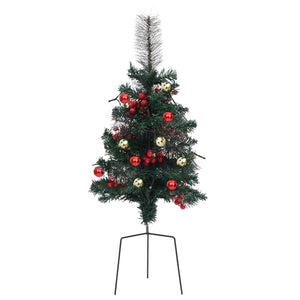 Alberi di Natale Artificiali per Viali 2 pz con LED 76 cm 332835