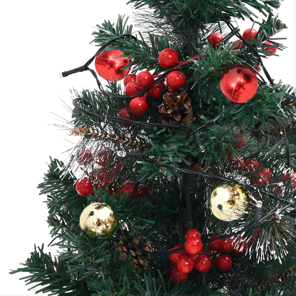 Alberi di Natale Artificiali per Viali 2 pz con LED 76 cm 332835