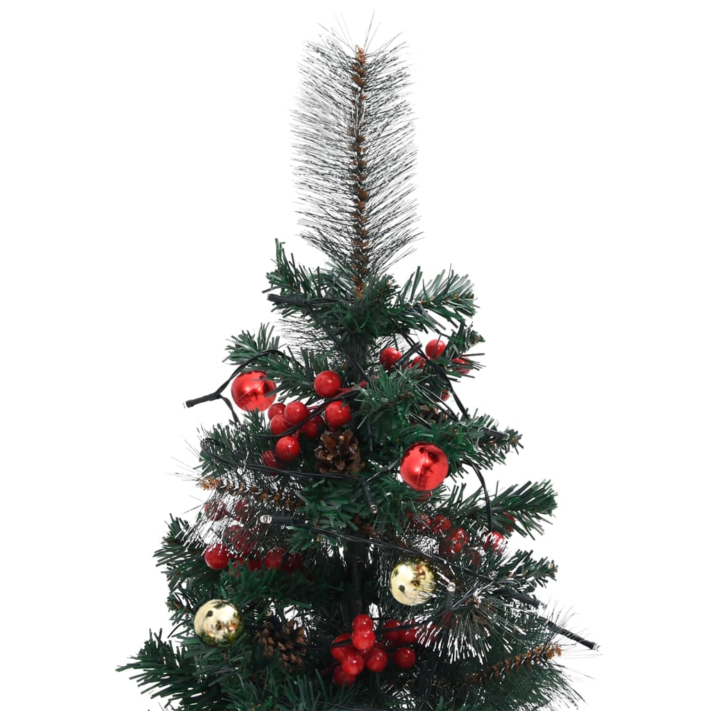 Alberi di Natale Artificiali per Viali 2 pz con LED 76 cm 332835