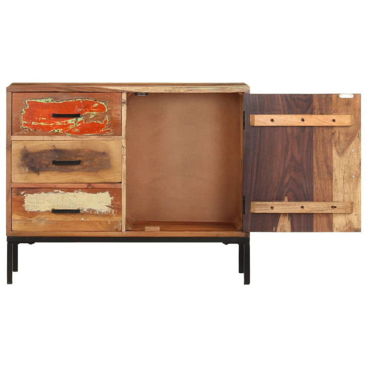 Credenza 88x30x73 cm in Legno Massello di Recupero cod mxl 59274