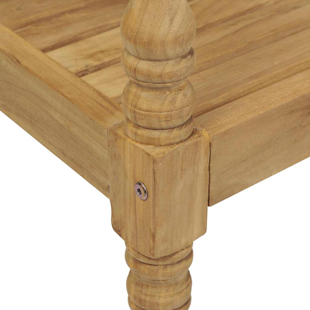 Sedie Batavia con Cuscini 4 pz in Legno Massello di Teak 3073301