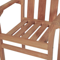 Sedie da Giardino Impilabili con Cuscini 6 pz Massello di Teak 3073408