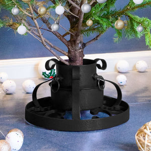 Base per Albero di Natale Nera 29x29x15,5 cm 331320