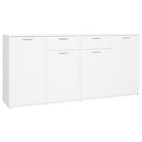 Credenza Bianca 160x36x75 cm in Truciolato