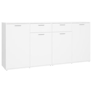 Credenza Bianca 160x36x75 cm in Truciolato